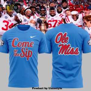 Ole Miss Rebels Football Come To The Ship Blue T-Shirt, Jogger, Cap