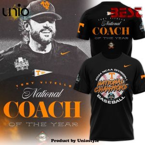 Tennessee Finals Coach Of The Years Tony Vitello Black T-Shirt, Cap