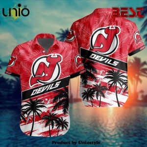 NHL New Jersey Devils Special Design Hawaiian Button Shirt