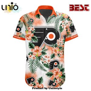 NHL Philadelphia Flyers Premium Design Hawaiian Button Shirt