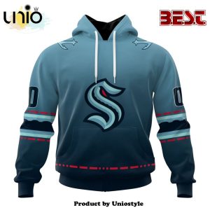 NHL Seattle Kraken Personalized Alternate Concepts Kits Hoodie