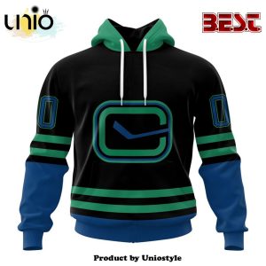 NHL Vancouver Canucks Special Blackout Hoodie Design