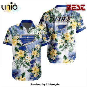 NHL St. Louis Blues Premium Design Hawaiian Button Shirt