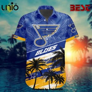 NHL St. Louis Blues Special Design Hawaiian Button Shirt