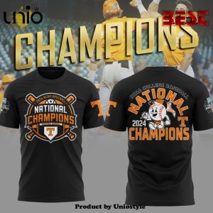 Tennessee Volunteers 2024 Funny Finals Champions Black Shirt