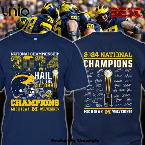 Michigan Wolverines NCAA Football National Championship Signatures Shirt