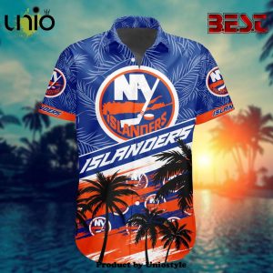NHL New York Islanders Special Design Hawaiian Button Shirt