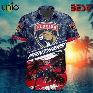 NHL Florida Panthers Special Design Hawaiian Button Shirt