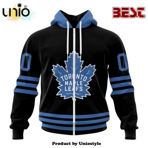 NHL Toronto Maple Leafs Special Blackout Hoodie Design