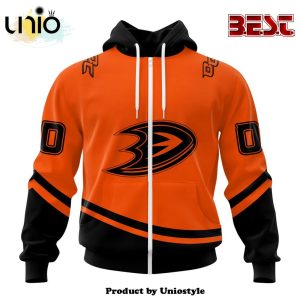 NHL Anaheim Ducks Special Two-tone Hoodie Design