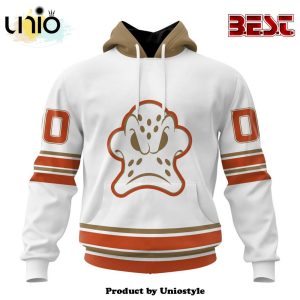 NHL Anaheim Ducks Special Whiteout Hoodie Design