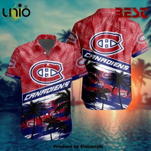 NHL Montreal Canadiens Special Design Hawaiian Button Shirt