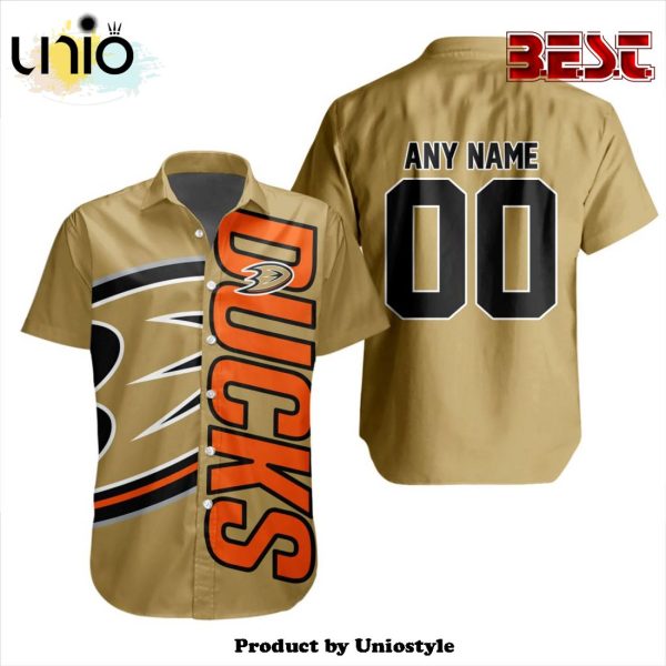 Custom NHL Anaheim Ducks Special Design Button Shirt