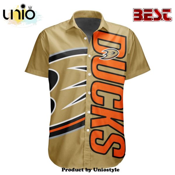 Custom NHL Anaheim Ducks Special Design Button Shirt