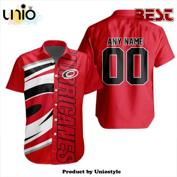 Custom NHL Carolina Hurricanes Special Design Button Shirt