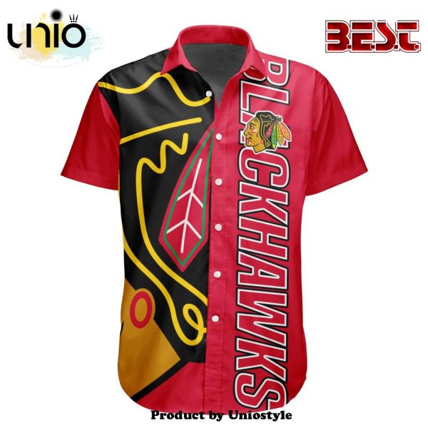 Custom NHL Chicago Blackhawks Special Design Button Shirt