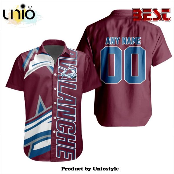 Custom NHL Colorado Avalanche Special Design Button Shirt