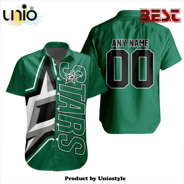 Custom NHL Dallas Stars Special Design Button Shirt