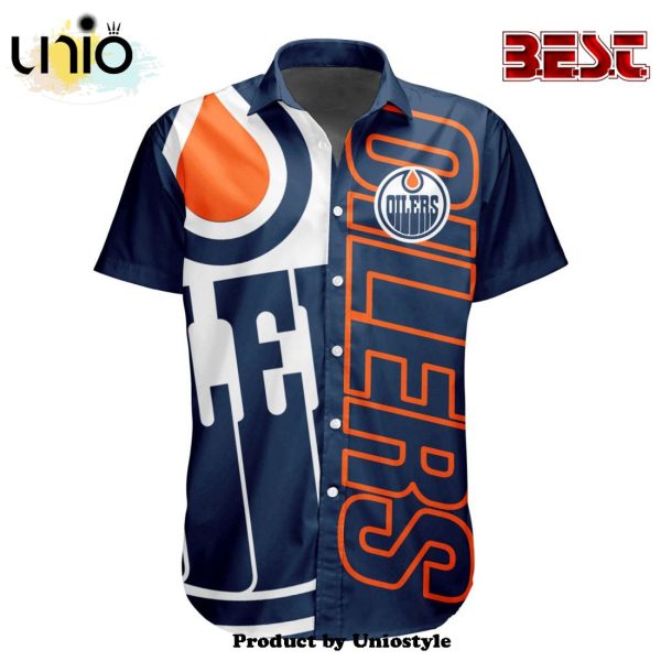 Custom NHL Edmonton Oilers Special Design Button Shirt