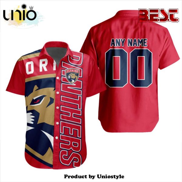 Custom NHL Florida Panthers Special Design Button Shirt