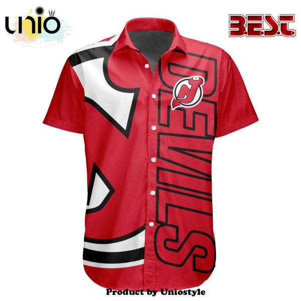 Custom NHL New Jersey Devils Special Design Button Shirt