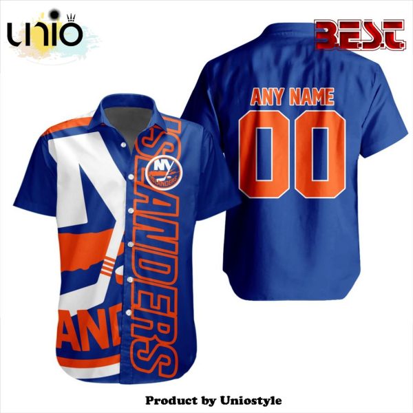 Custom NHL New York Islanders Special Design Button Shirt