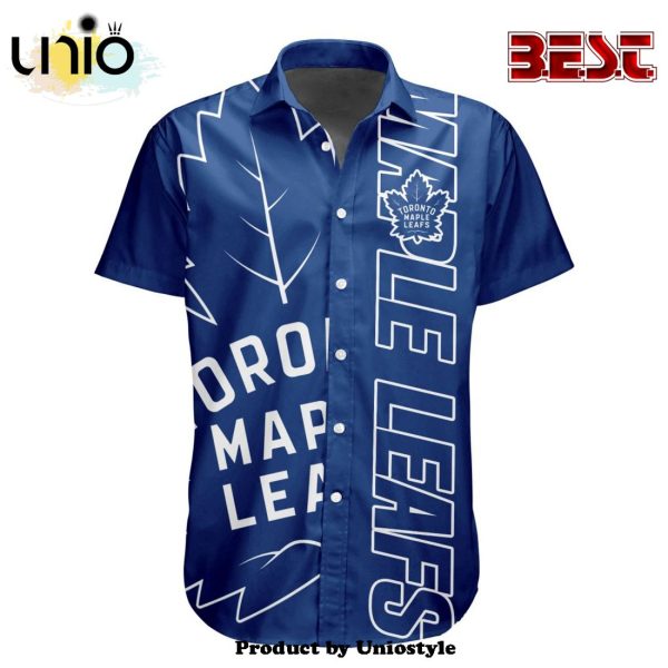 Custom NHL Toronto Maple Leafs Special Design Button Shirt