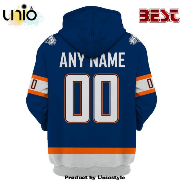 Edmonton Oilers Custom Name Number NHL Reverse Retro Hoodie