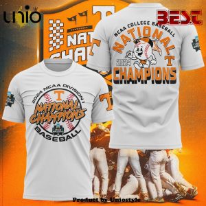 2024 Finals Tennessee Baseball National Champion White Shirt