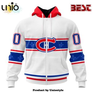 NHL Montreal Canadiens Special Whiteout Hoodie Design