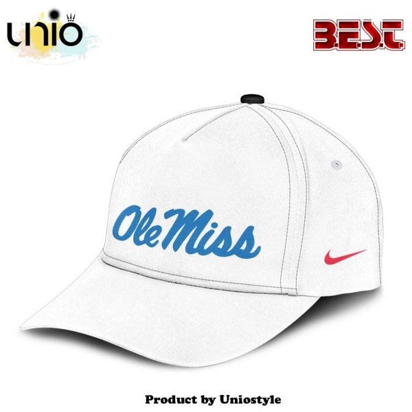 Football White & Powder Blue Ole Miss Rebels T-Shirt, Jogger, Cap