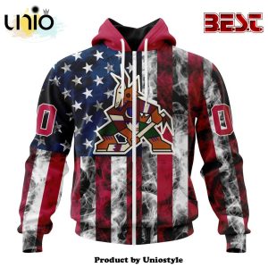 NHL Arizona Coyotes Special Design For Independence Day The Fourth Of July Hoodie