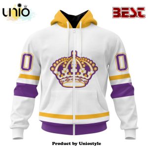 NHL Los Angeles Kings Special Whiteout Hoodie Design