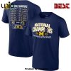 Michigan Wolverines NCAA National Championship Signatures Shirt