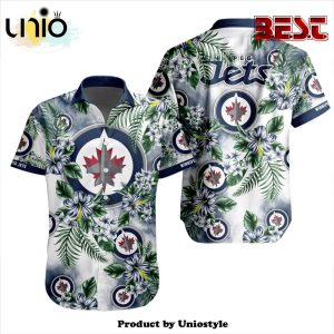 NHL Winnipeg Jets Premium Design Hawaiian Button Shirt