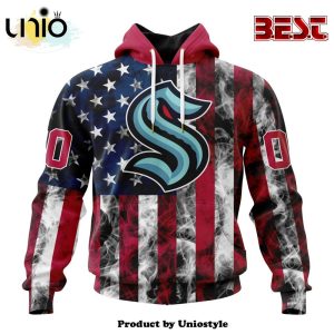 NHL Seattle Kraken Special Design For Independence Day The Fourth Of July Hoodie