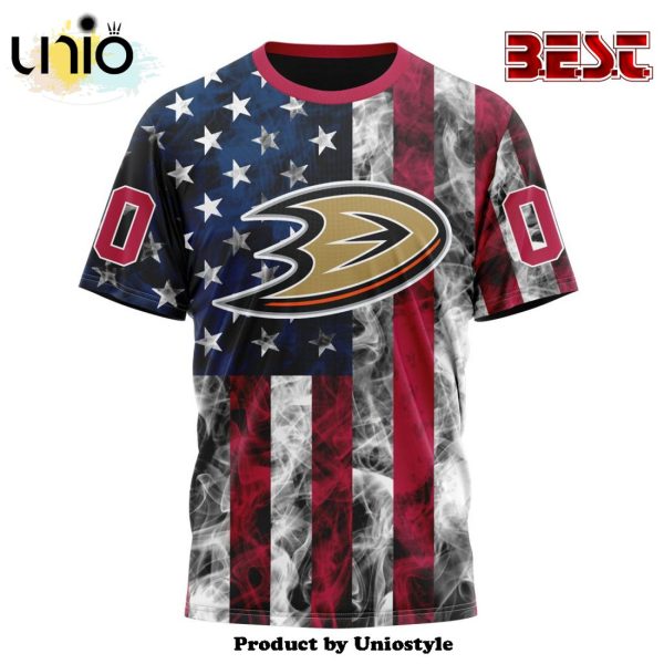 NHL Anaheim Ducks Special Design For Independence Day The Fourth Of July Hoodie