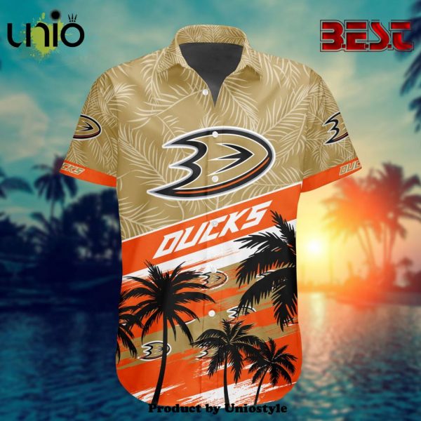 NHL Anaheim Ducks Special Design Hawaiian Button Shirt