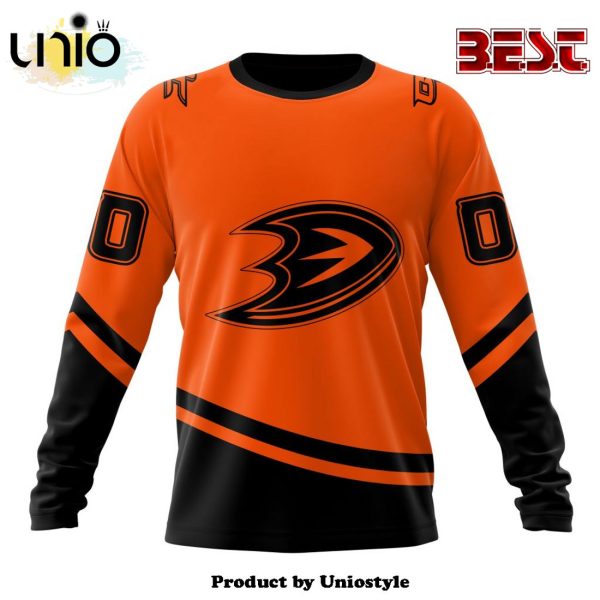 NHL Anaheim Ducks Special Two-tone Hoodie Design