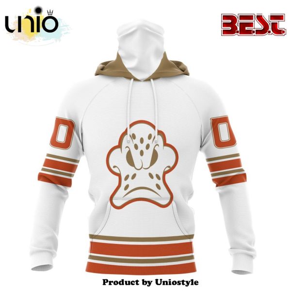 NHL Anaheim Ducks Special Whiteout Hoodie Design