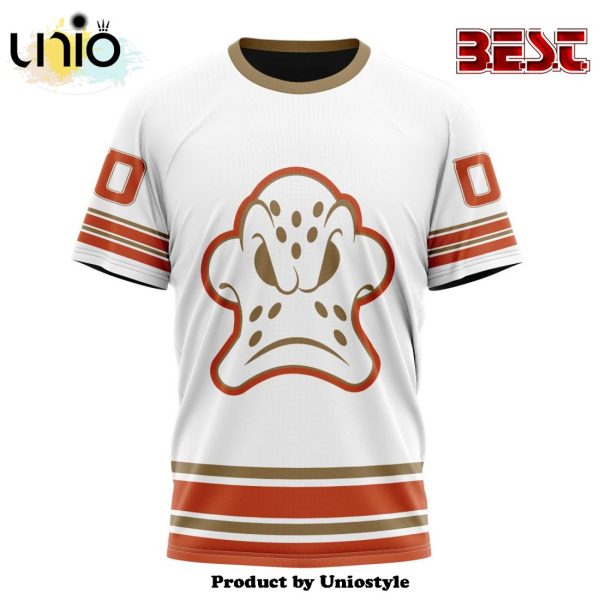 NHL Anaheim Ducks Special Whiteout Hoodie Design