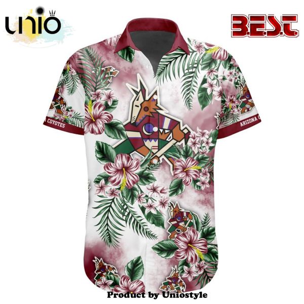 NHL Arizona Coyotes Premium Design Hawaiian Button Shirt