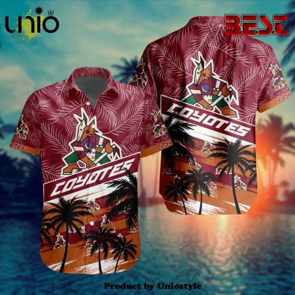 NHL Arizona Coyotes Special Design Hawaiian Button Shirt