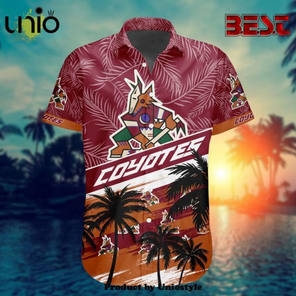 NHL Arizona Coyotes Special Design Hawaiian Button Shirt