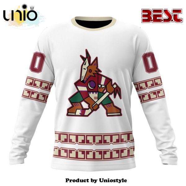 NHL Arizona Coyotes Special Whiteout Hoodie Design