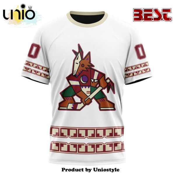 NHL Arizona Coyotes Special Whiteout Hoodie Design