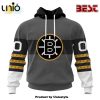 NHL Boston Bruins Special Blackout Hoodie Design