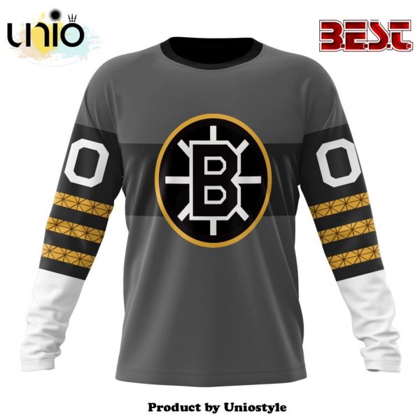 NHL Boston Bruins Personalized Alternate Concepts Kits Hoodie