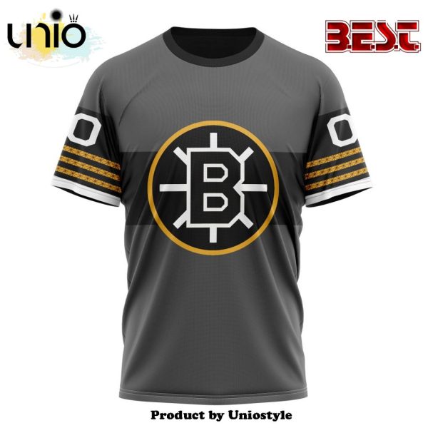 NHL Boston Bruins Personalized Alternate Concepts Kits Hoodie