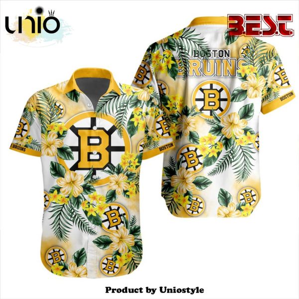 NHL Boston Bruins Premium Design Hawaiian Button Shirt